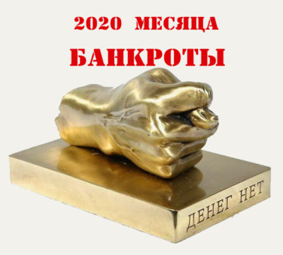Месяца Банкроты 2020 год